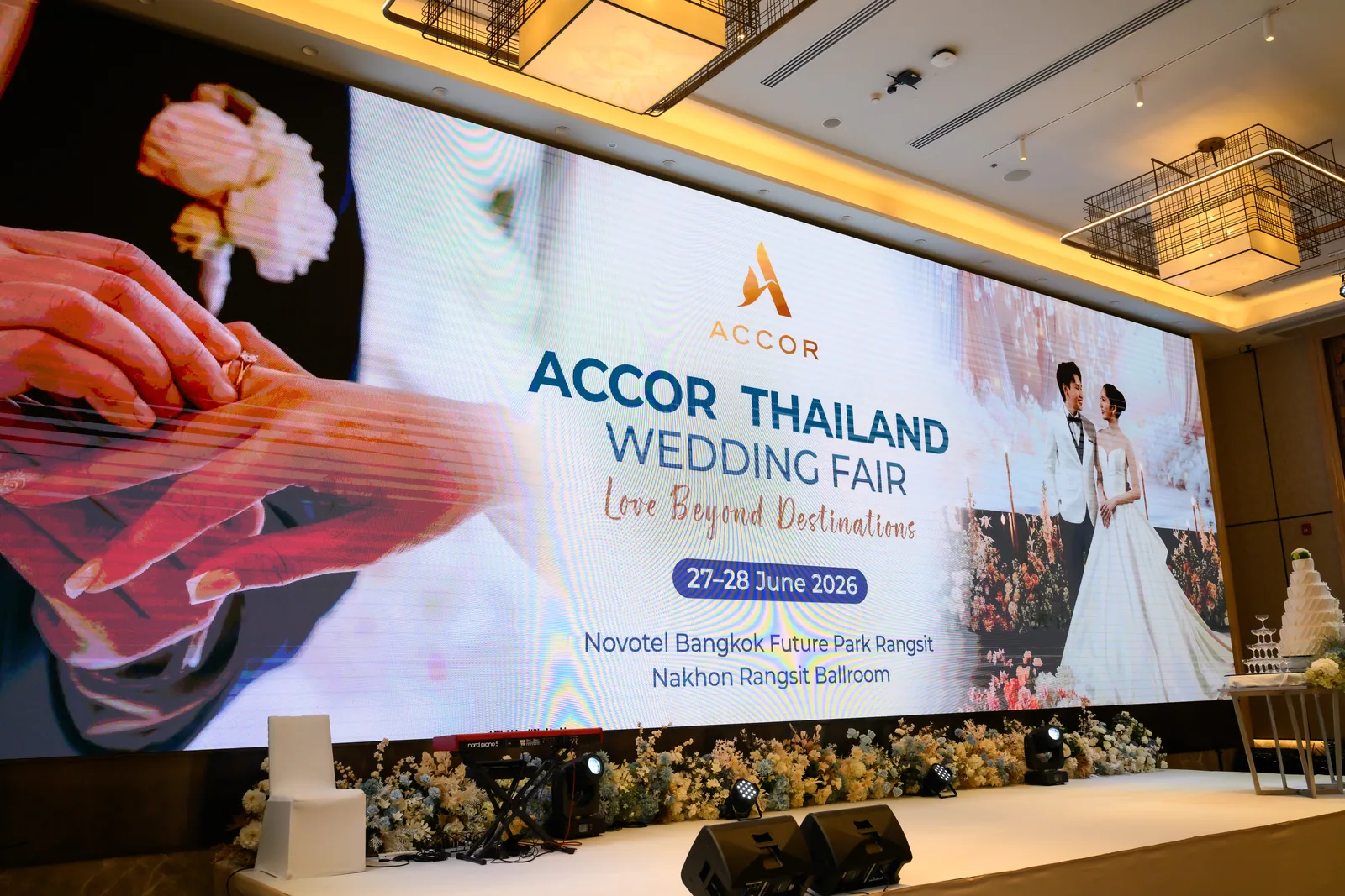 The Accor Thailand Wedding Fair screen, 27 and 28 June 2026, Novotel Bangkok Future Park Rangsit